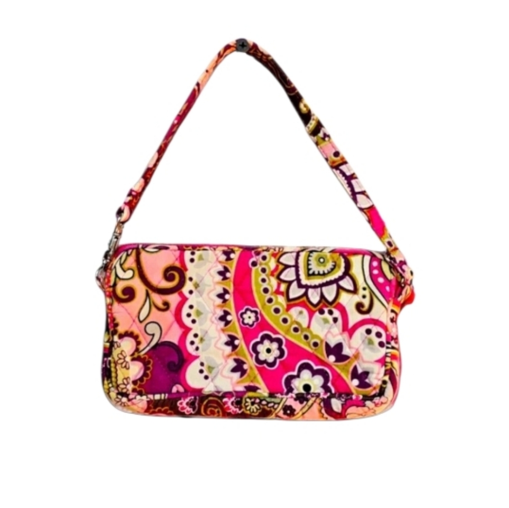 VERA BRADLEY Wristlet Very Berry Paisley Retired Pattern
